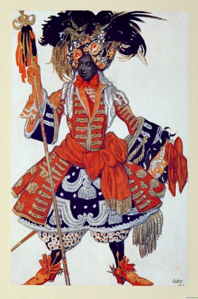 Costume per la Guardia della Regina, da La bella addormentata, 1921 da Leon Bakst